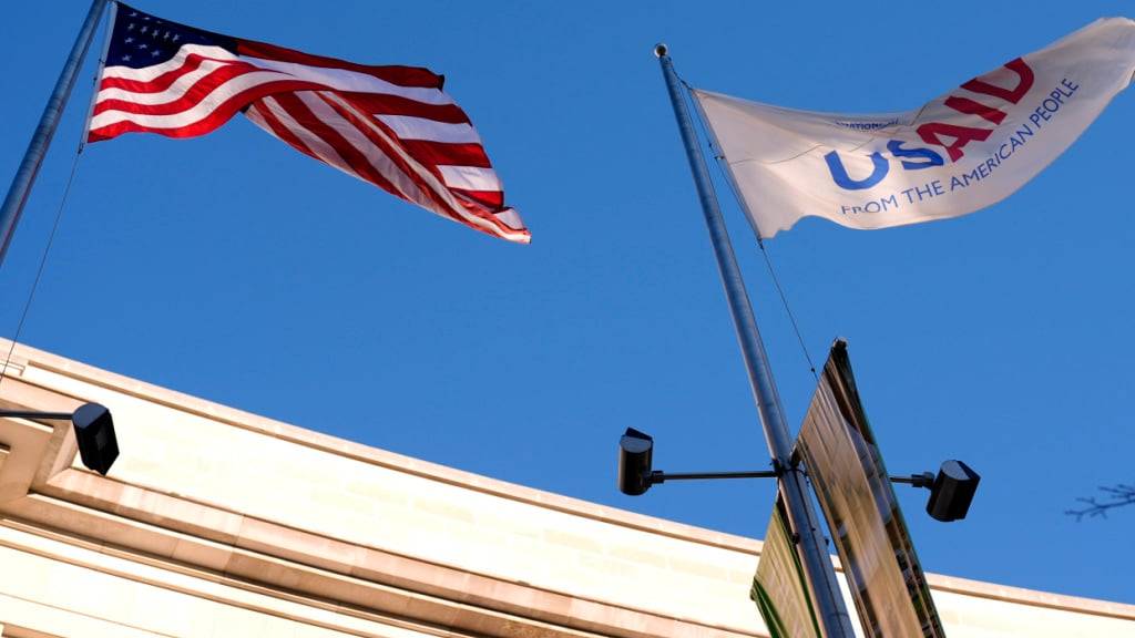 ARCHIV - Die US-Behörde für internationale Entwicklung (USAID) in Washington, aufgenommen im Februar 2025. Foto: Carolyn Kaster/AP/dpa/Archivbild