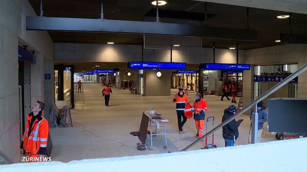 Bahnhof Winterthur nach vier Jahren umgebaut