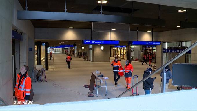 Bahnhof Winterthur nach vier Jahren umgebaut