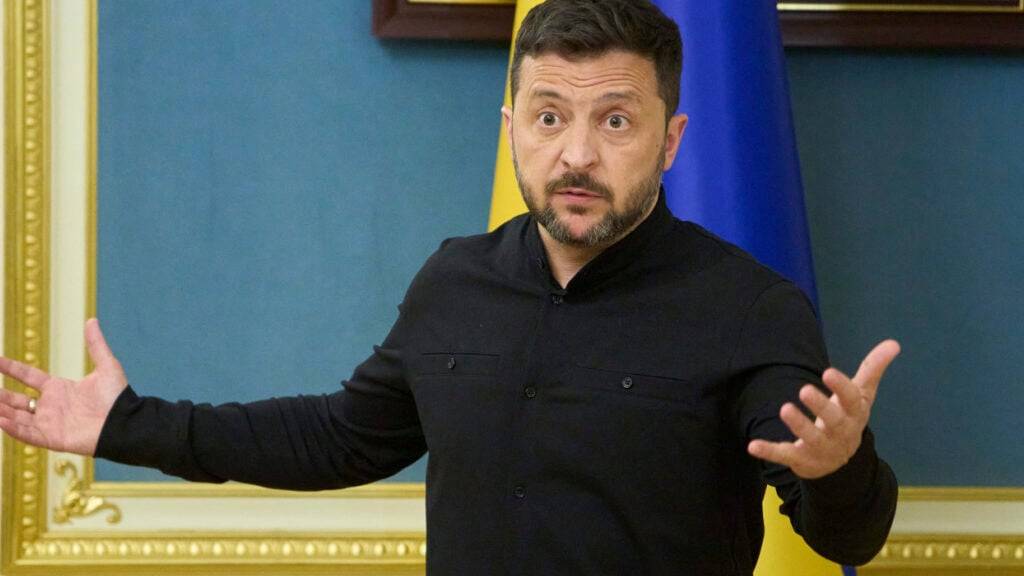 Wolodymyr Selenskyj, Präsident der Ukraine. Foto: Efrem Lukatsky/AP/dpa