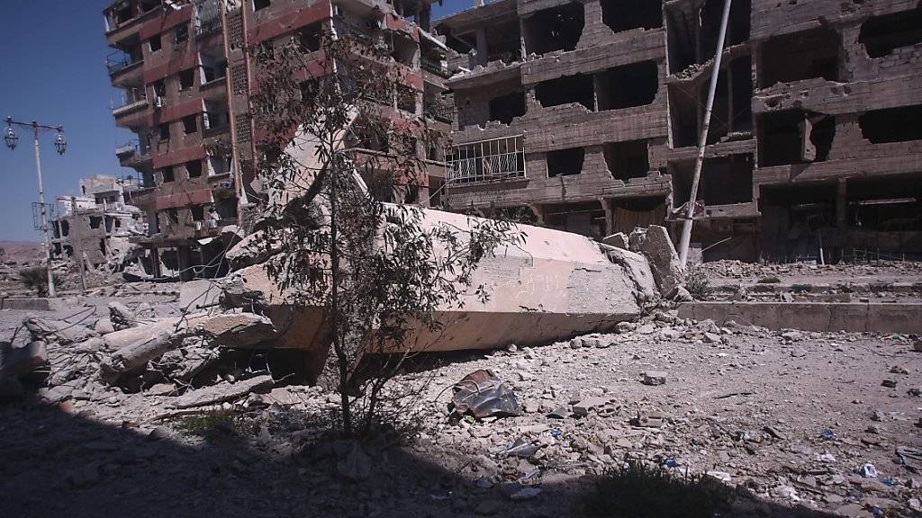 Die Angriffe nahe der syrischen Hauptstadt Damaskus häufen sich trotz Waffenruhe wieder: Nach Duma (Bild) traf es nun Deir al-Assafir.