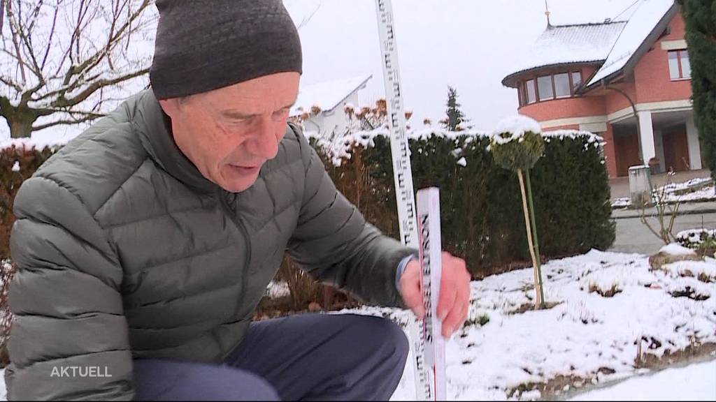 So misst der «Schnee Yeti» von Buchs die weisse Pracht