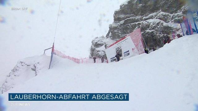 Lauberhorn-Abfahrt abgesagt