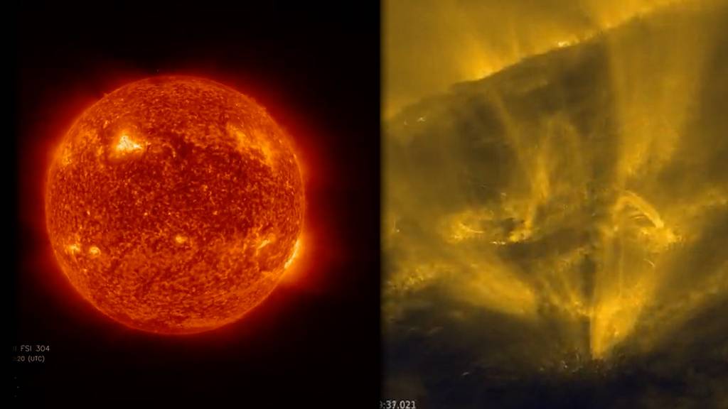 Spektakulärer Blick auf unsere Sonne: «Solar Orbiter» liefert aussergewöhnliche Bilder