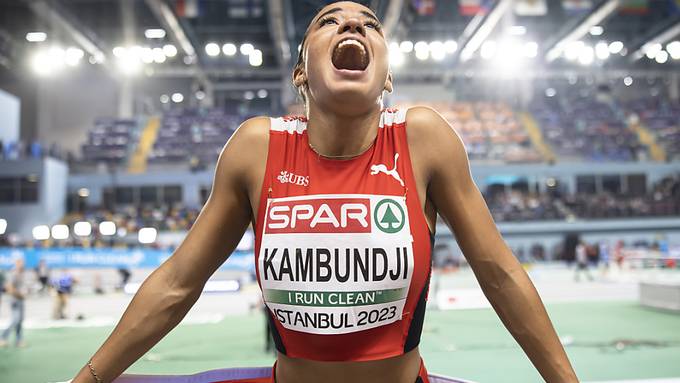 Ditaji Kambundji gewinnt Bronze an der Hallen-EM in Istanbul