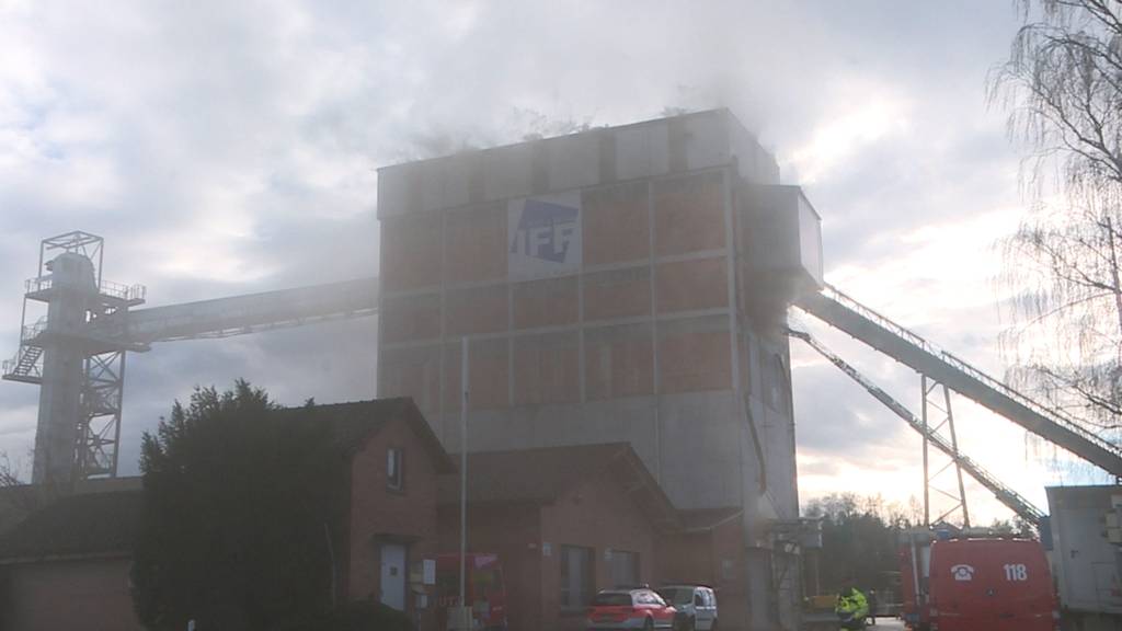 Keine Verletzten bei Brand in Niederbipper Kieswerk
