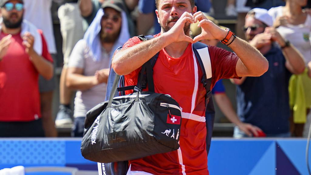 Auch die Fans können Wawrinka nicht zum Sieg tragen