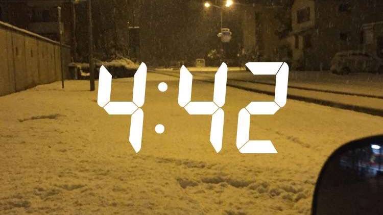 Viel Schnee heute unter anderem in Sargans. (fm1today)