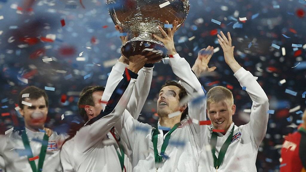 Als Captain holte Andy Murray 2015 mit Grossbritannien den Davis Cup