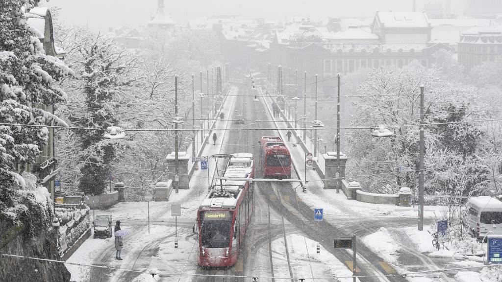 Seit Donnerstag ist der Winter definitiv in Bern angekommen.