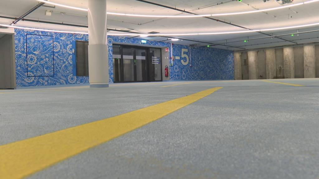 Neues Parkhaus für St.Gallen: «UG25» kurz vor Eröffnung