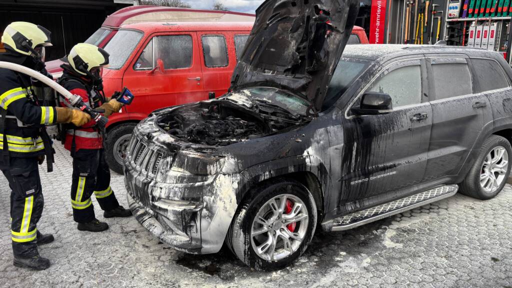 Autobrand verursacht in Amriswil TG tausende Franken Schaden