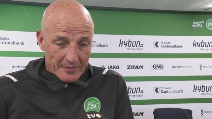 Peter Zeidler bleibt beim FC St.Gallen