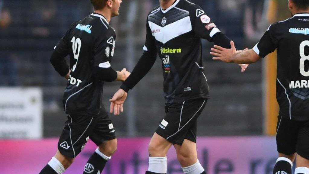 Marc Janko schiesst für Lugano gegen Sion einen eminent wichtigen Treffer