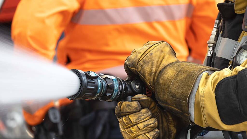 Die Feuerwehr konnte den Brand im Treppenhaus des Gossauer Mehrfamilienhauses rasch löschen. (Symbolbild)
