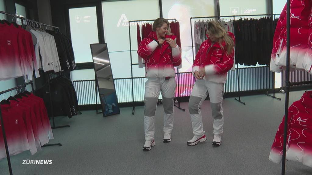 Schweizer Speed-Stars holen ihre Olympia-Outfits ab