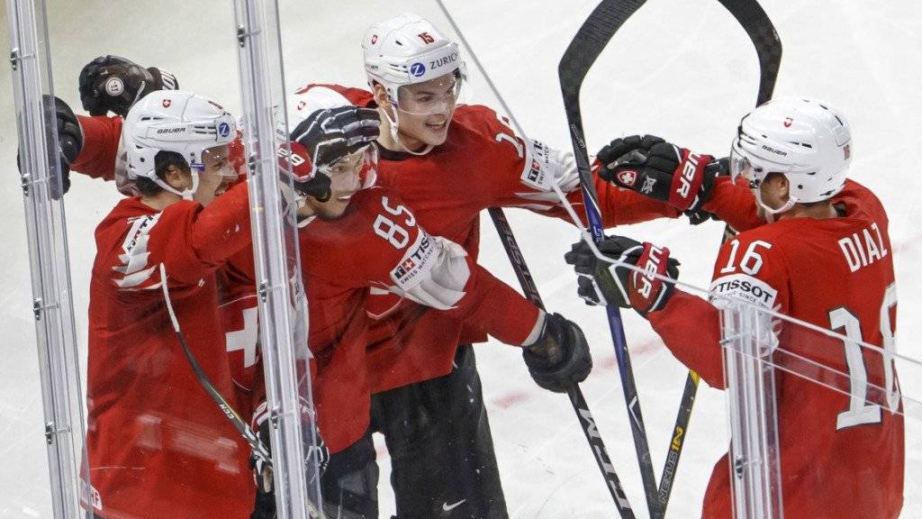 Im WM-Final: Die Schweizer Eishockey-Nati schaffte gegen Kanada einen weiteren Exploit