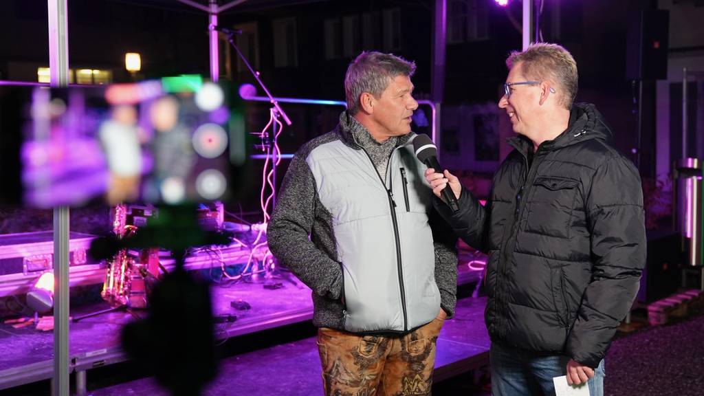 Roger Fuchs und Geri der Klostertaler beim Interview