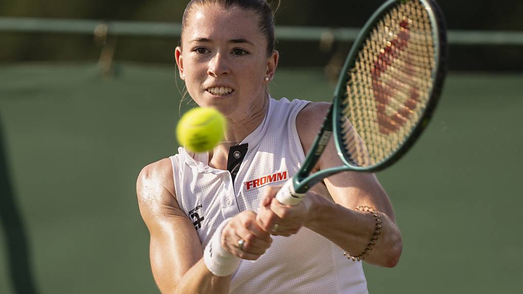 Simona Waltert feiert beim WTA-Turnier in Iasi einen Starterfolg (Archivbild)