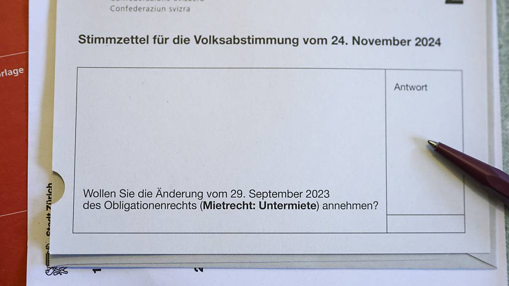 Offenes Rennen zu neuen Regeln zur Untermiete. Zur Stunde ist noch nicht klar, ob das anfänglich angekündigte Ja zur Vorlage tatsächlich Bestand haben wird. (Themenbild)