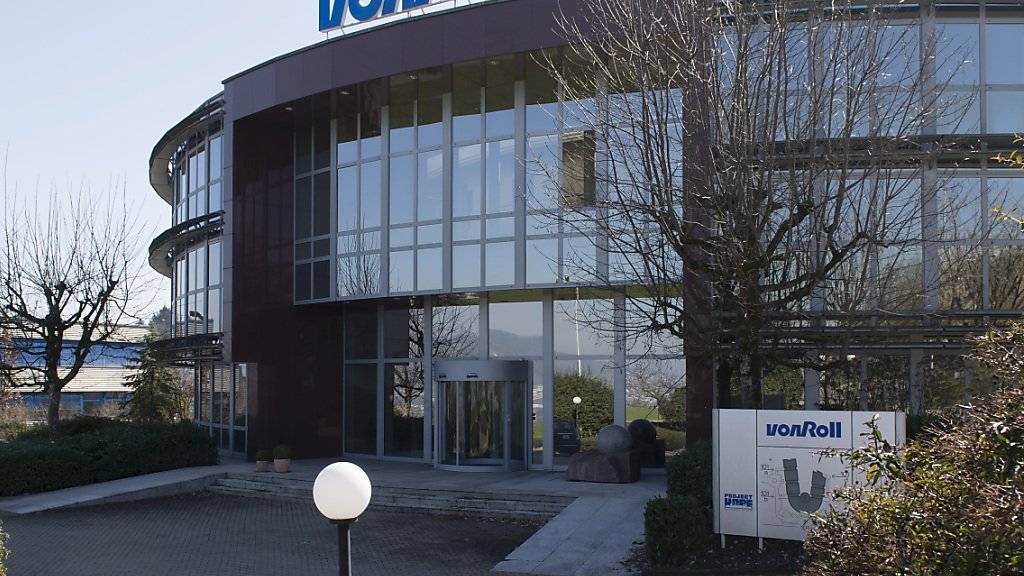 Der Von Roll-Hauptsitz in Wädenswil ZH hat bald ausgedient. Der Industriekonzern verlegt die Hauptverwaltung im Juli nach Breitenbach SO.