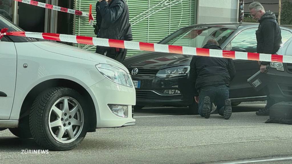 Mann schiesst auf Auto in Zürich