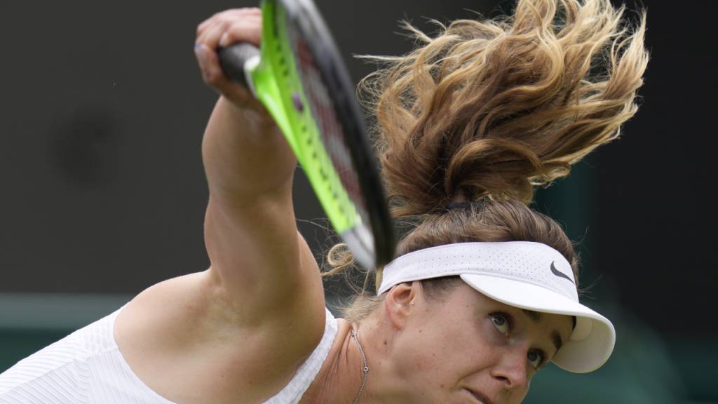 Mit wehenden Haaren ausgeschieden: Mit Jelina Switolina verliert die Nummer 3 des Turniers in Wimbledon