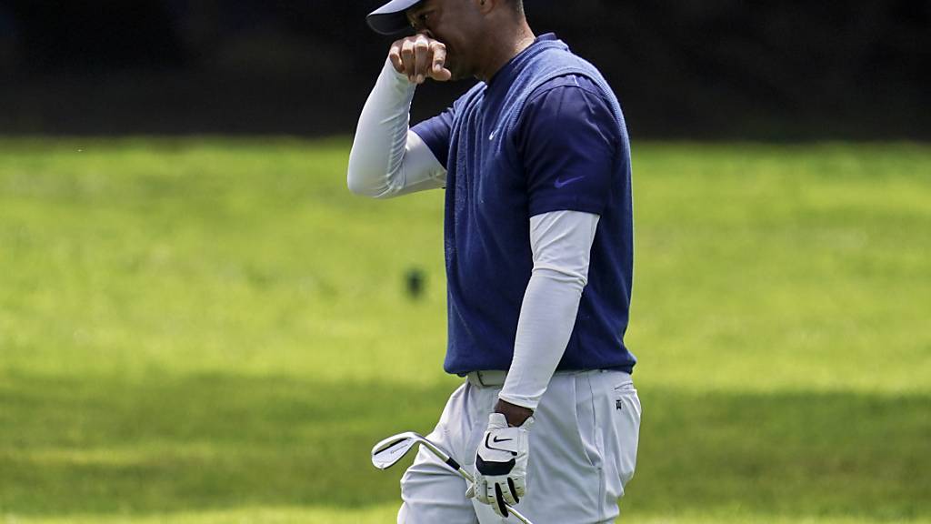 Tiger Woods war mit seinem Spiel in San Francisco nicht immer zufrieden