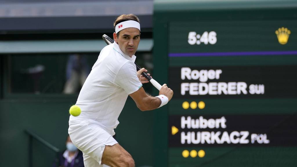 Roger Federer in Wimbledon