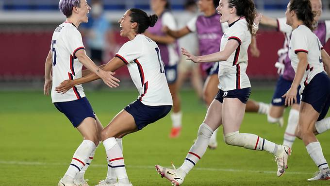 Rapinoe und Lloyd führen die USA mit je zwei Toren zu Bronze