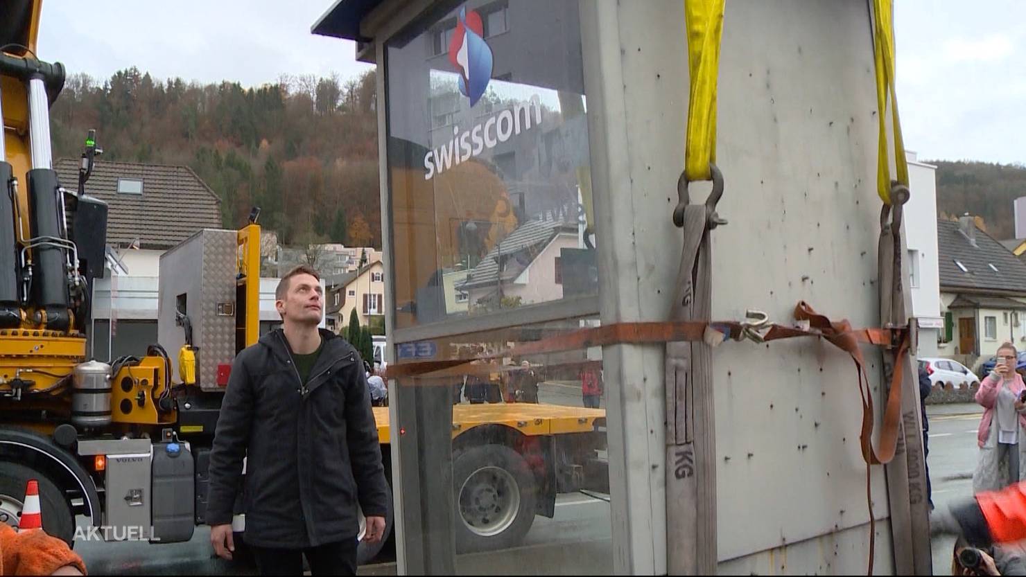 Baden baute letzte Telefonkabine ab TeleM1