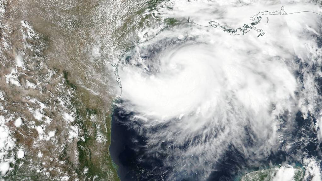 Hurrikan «Hanna» bewegt sich durch den Golf von Mexiko.