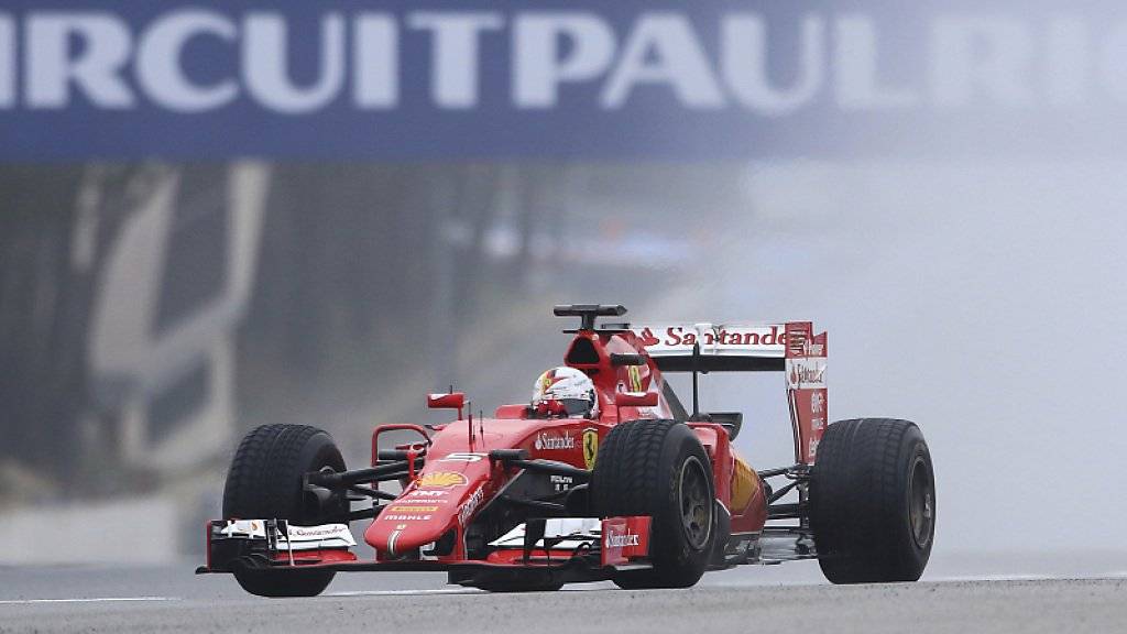 Die Formel 1 kehrt nach Le Castellet zurück, zuletzt fanden nur Testfahrten statt (hier Vettel im Ferrari)