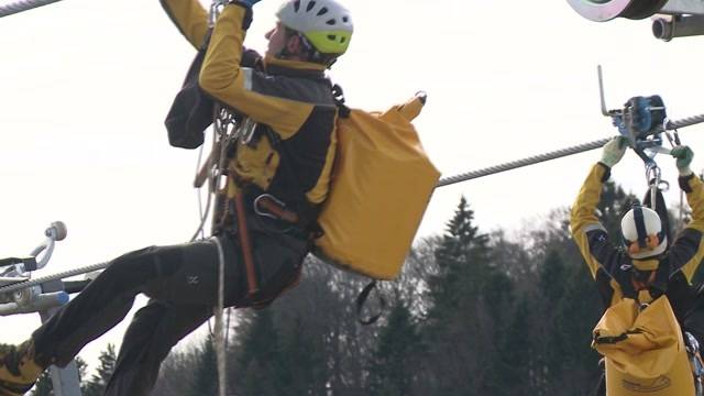 Spektakuläre Probe-Evakukierung auf der neuen Weissenstein-Bahn