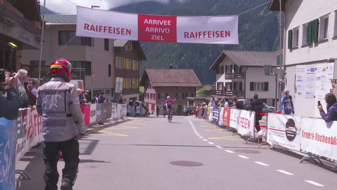 Ösi Camenzind und Linda Indergand an Urner Bergrennen