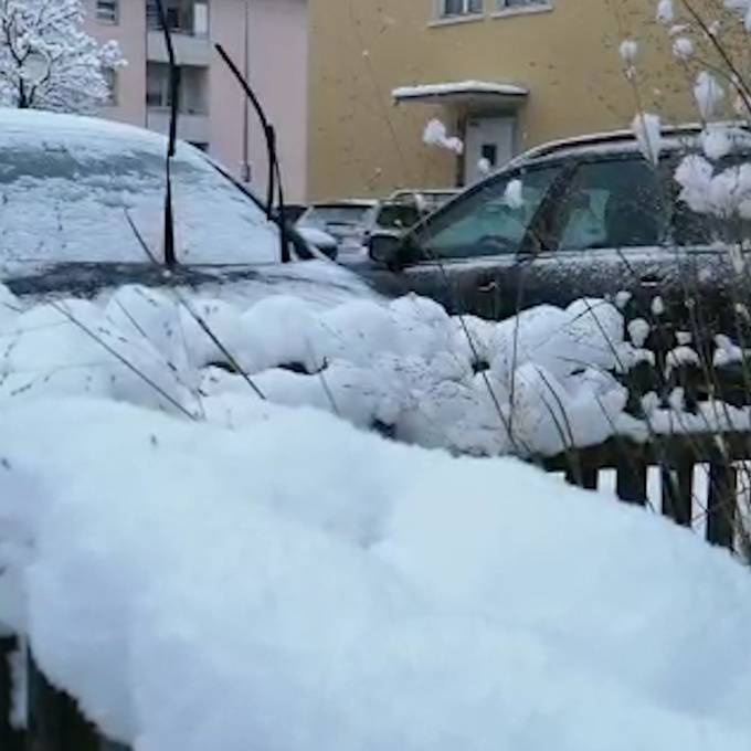 Dicke Schneeschicht in der Ostschweiz ++ Unfälle auf A1 und Ricken