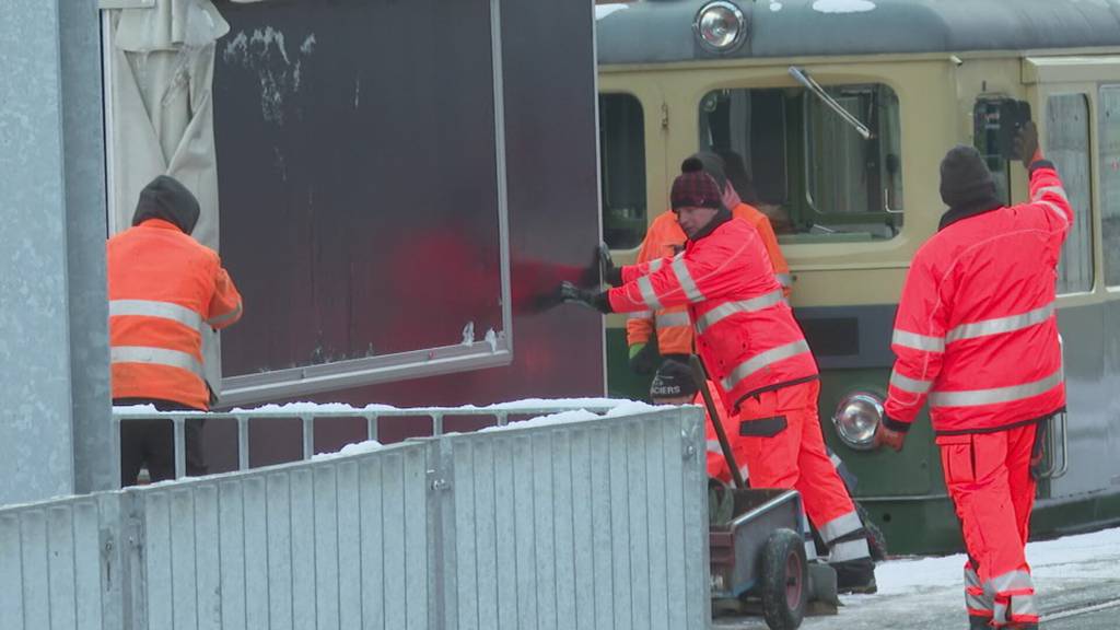 Grosser Transportaufwand für Lauberhornrennen