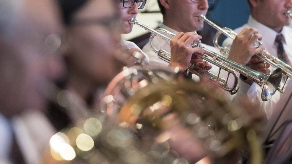 Die MG Schüpfheim spielt am 34. Eidgenössischen Musikfest in Montreux um die Wette. (Archivbild)