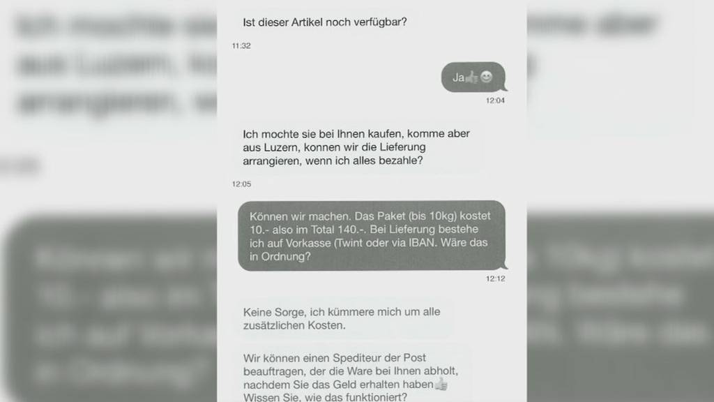 Betrüger auf Verkaufsplattformen