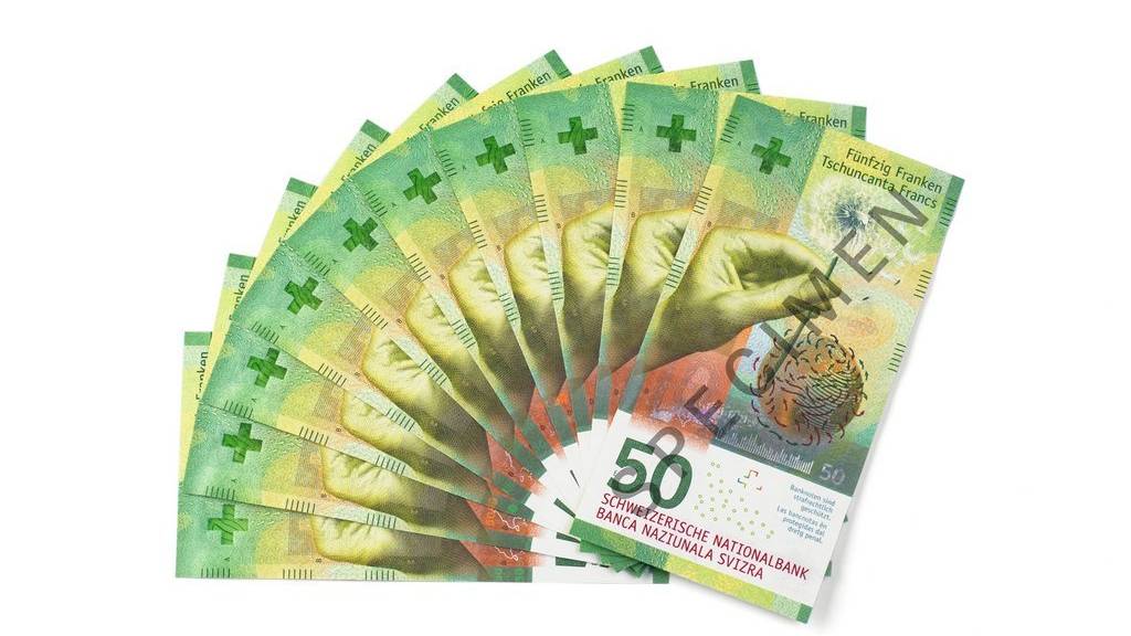 Die Nationalbank hat heute die definitive Version der neuen 50er-Note vorgestellt.