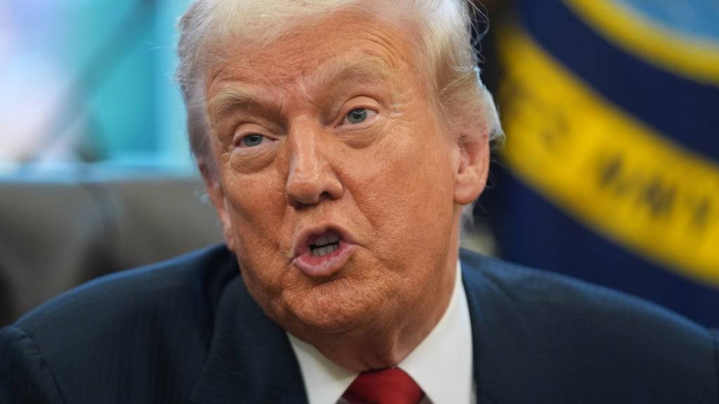 US-Präsident Donald Trump spricht nach einem Treffen mit dem gewählten Bürgermeister von New York City, Mamdani, im Oval Office des Weißen Hauses. Foto: Evan Vucci/AP/dpa