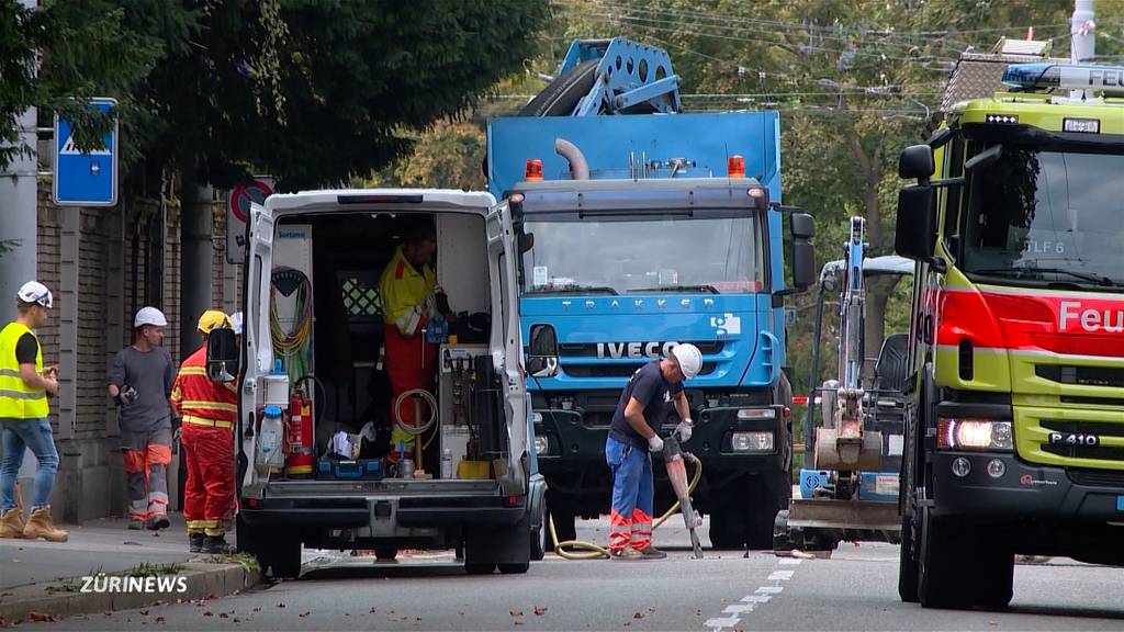 Gas-Alarm beim Albisriederplatz