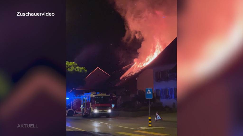 Flammen-Drama: Ein Brand zerstört die Dorfbeiz der Familie Rickenbach in Gipf-Oberfrick