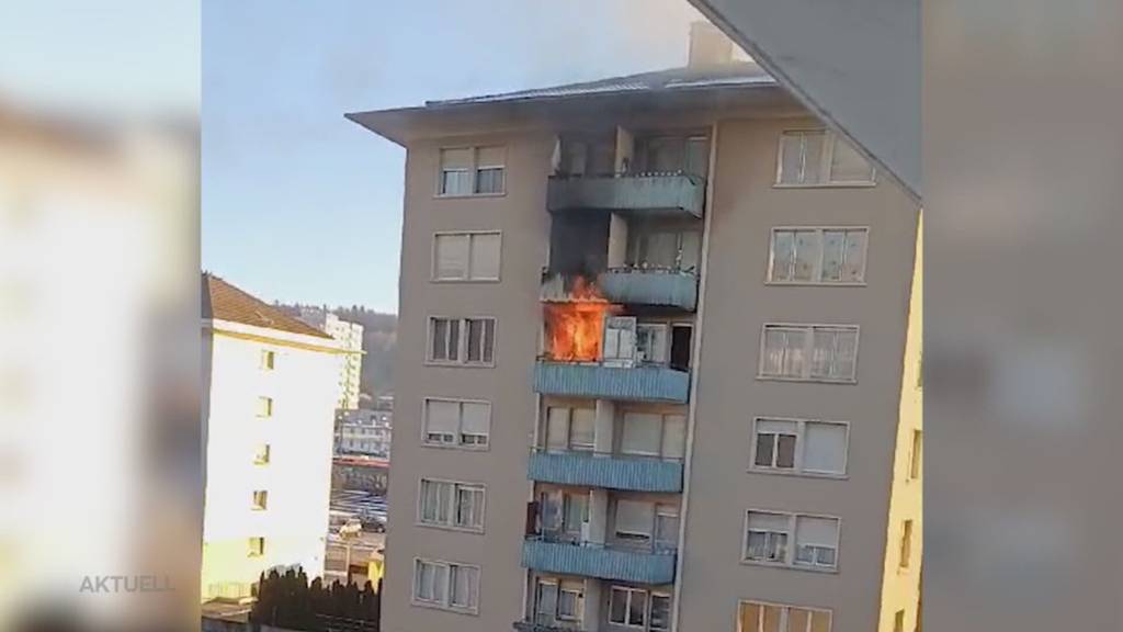 Flammen-Alarm: In Solothurn brennt ein Mehrfamilienhaus – ein 9-jähriges Mädchen war allein zu Hause