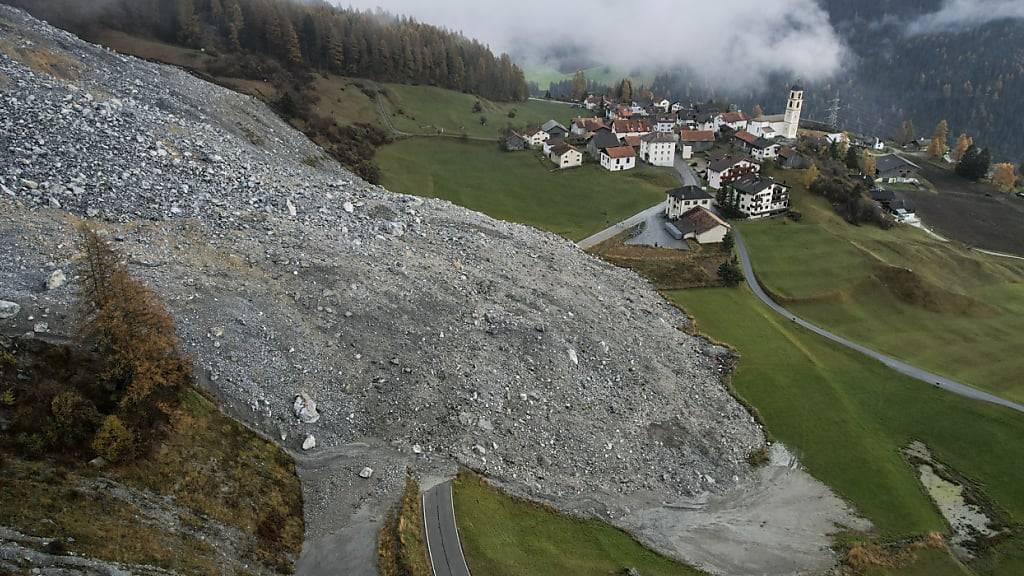 Das Dorf Brienz am Dienstagvormittag.