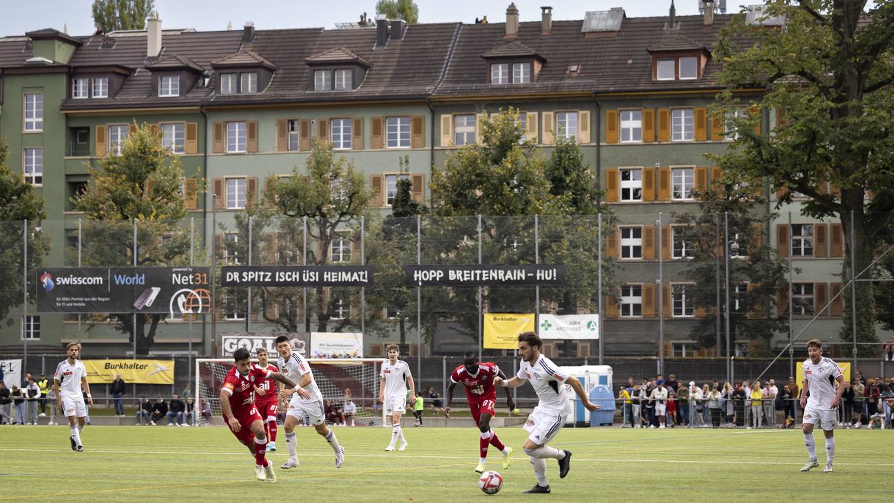 Der «Spitz» ist die Heimat des FC Breitsch, reicht aber für Challenge-League-Anforderungen nicht aus. (Archivbild)