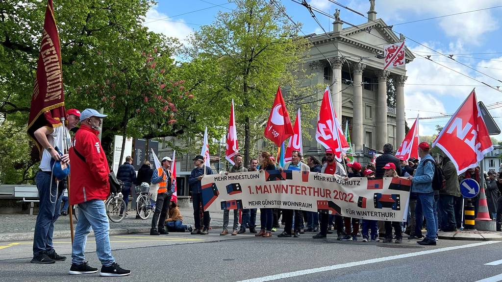 Friedliche Kundgebung – Der 1. Mai in Winterthur verläuft problemlos
