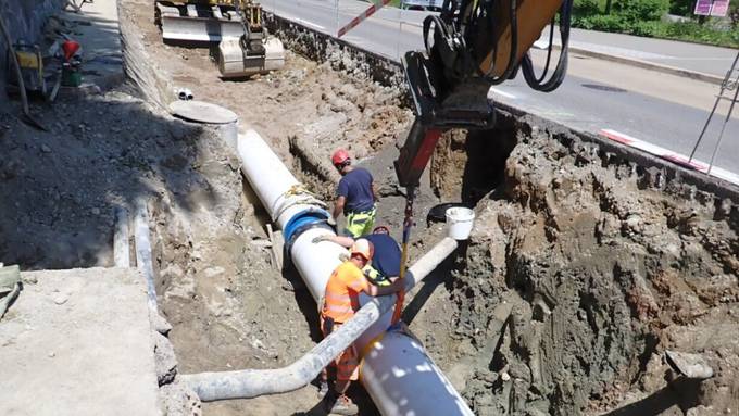 Schneller als geplant: Neue Wassertransportleitung ist in Betrieb