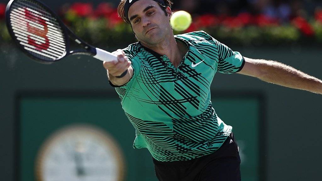 Roger Federer setzt sein aussergewöhnliches Comeback auch beim ATP Turnier von Miami fort