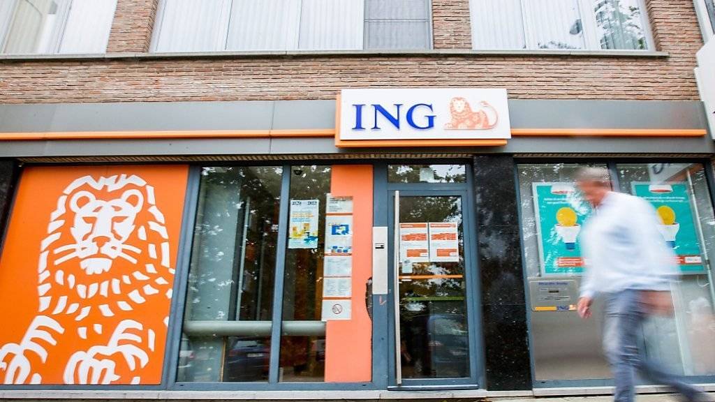 Filiale der ING Bank in Brüssel: Allein in Belgien will das Institut 3500 Stellen streichen.